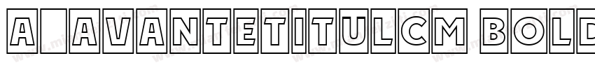 a_AvanteTitulCm Bold字体转换